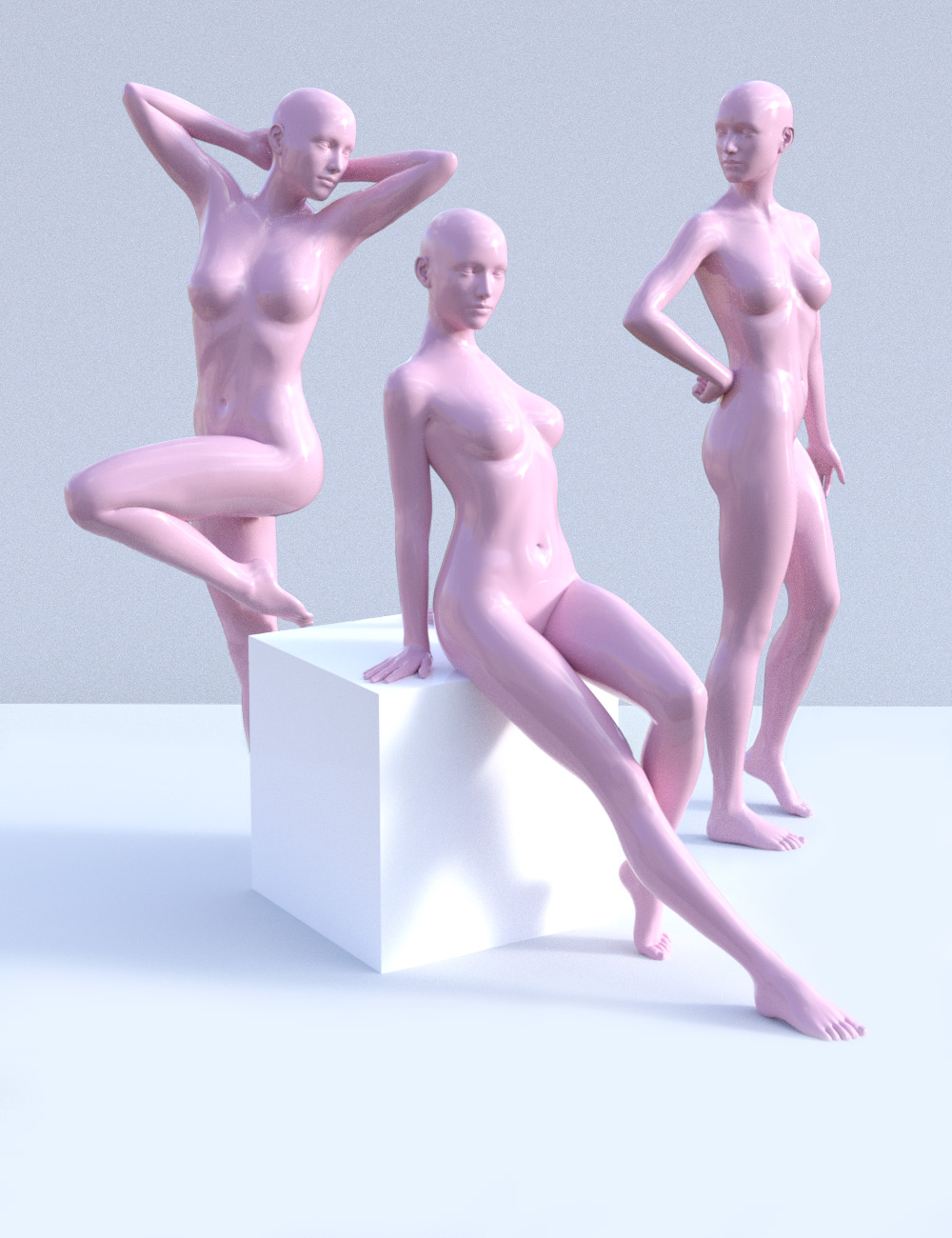 Graceful Poses for Genesis 3 Female(s) by: Cherubit, 3D Models by Daz 3D