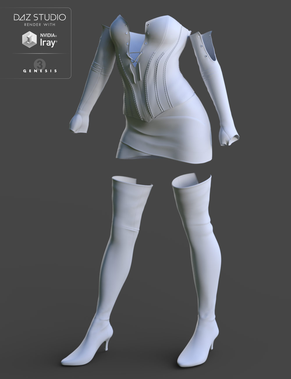 VMP Outfit for Genesis 3 Female(s) by: 4blueyes, 3D Models by Daz 3D