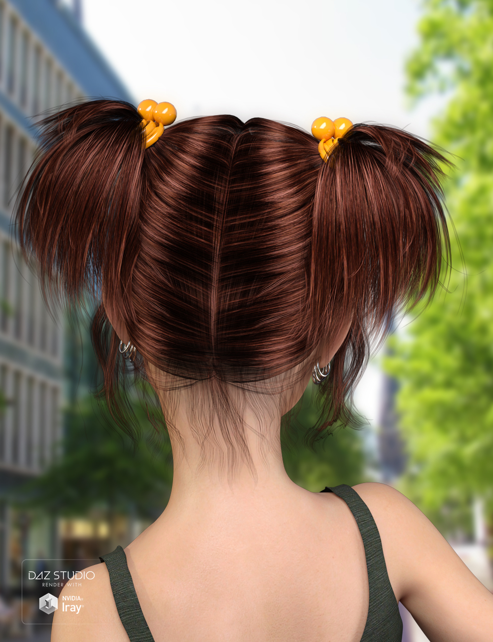 Yumi Hair for Genesis 3 Female(s) by: SWAM, 3D Models by Daz 3D