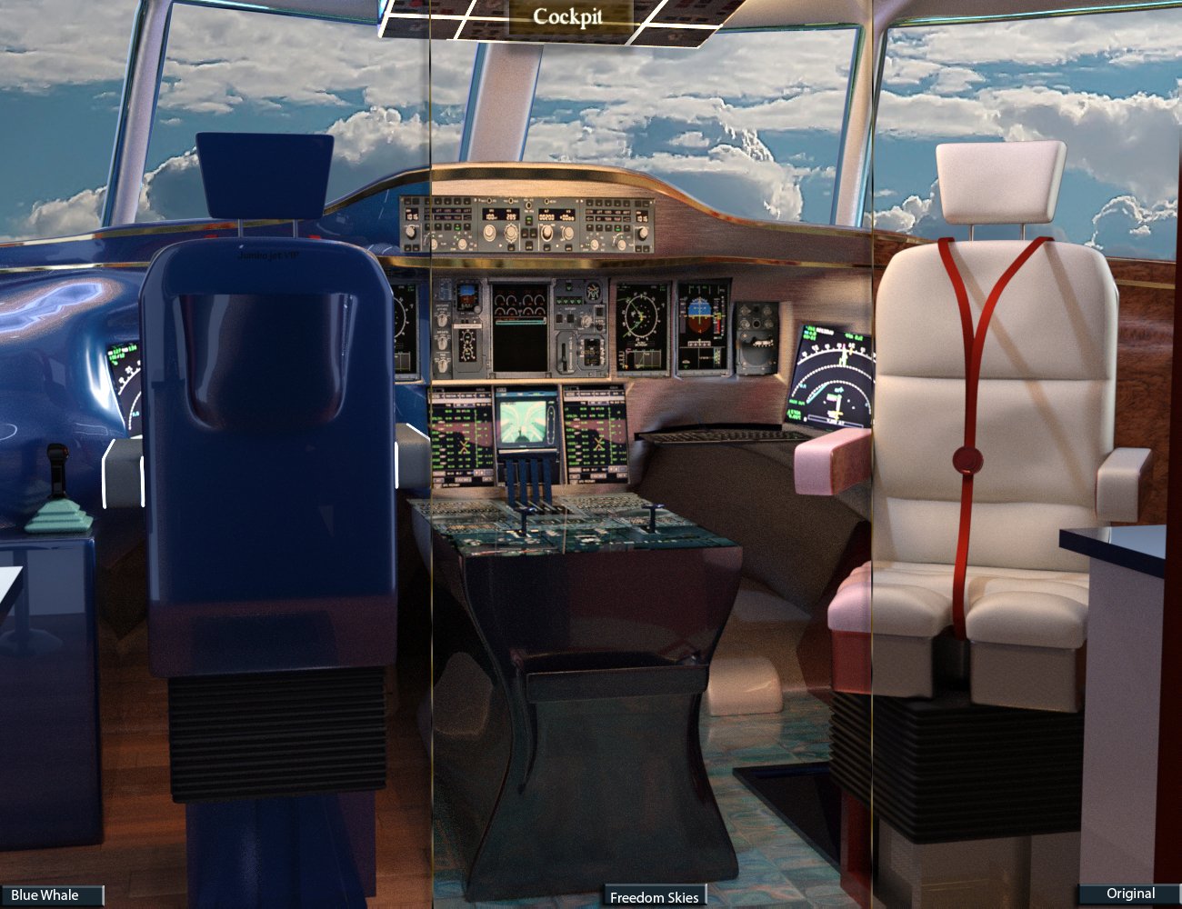 Jumbo Jet VIP Expanded for Iray by: PW Productions, 3D Models by Daz 3D