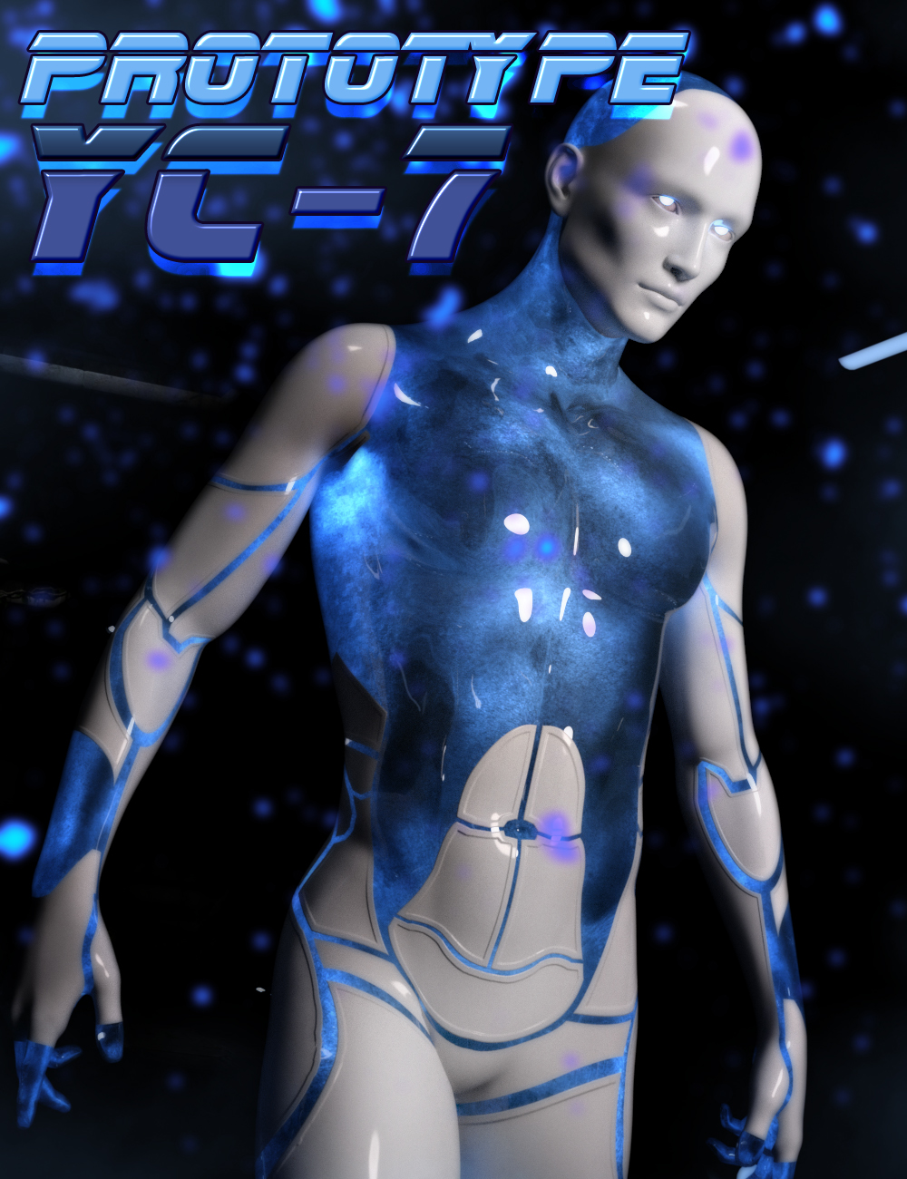 HP Prototype YC-7 for Genesis 3 Male by: SR3, 3D Models by Daz 3D