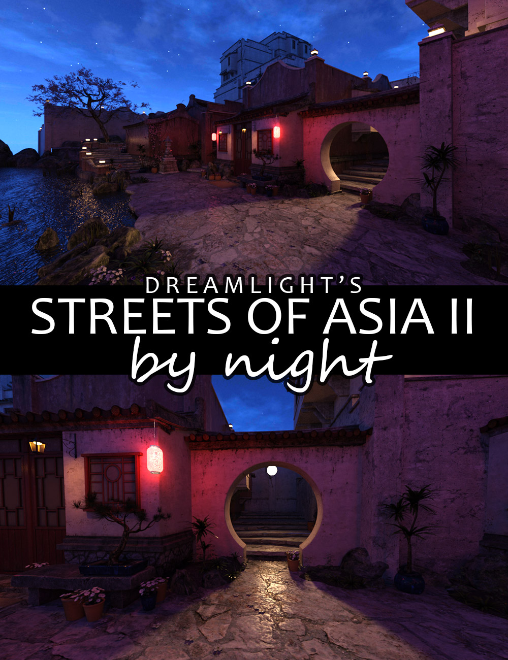 Iray DS Lights - Streets Of Asia 2 By Night by: Dreamlight, 3D Models by Daz 3D
