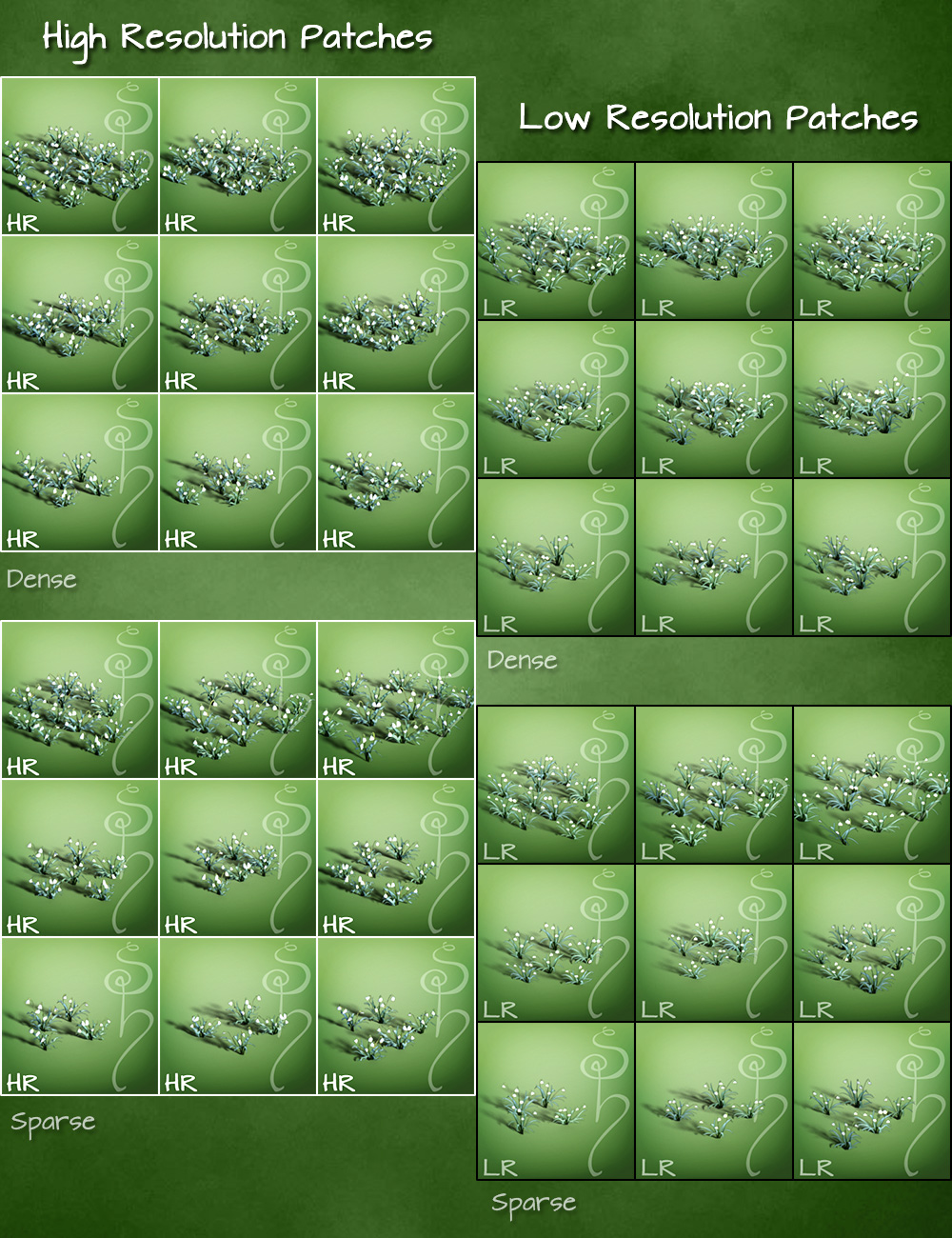 Scattered Plants: Spring Flowers Scattered Plants: Spring Flowers by: esha, 3D Models by Daz 3D