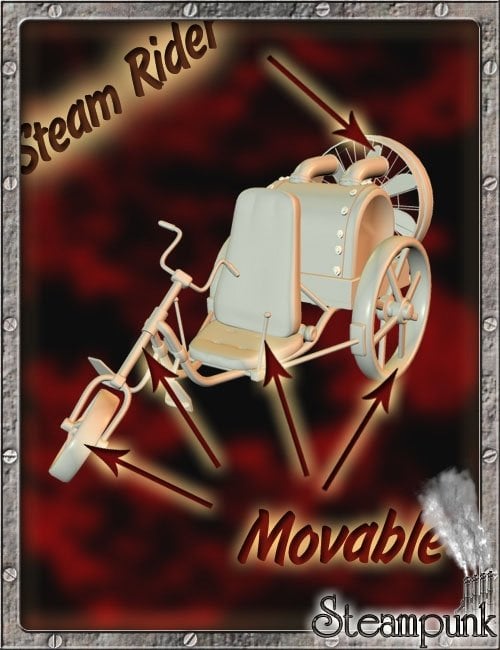 Steam Rider Steam Rider by: , 3D Models by Daz 3D