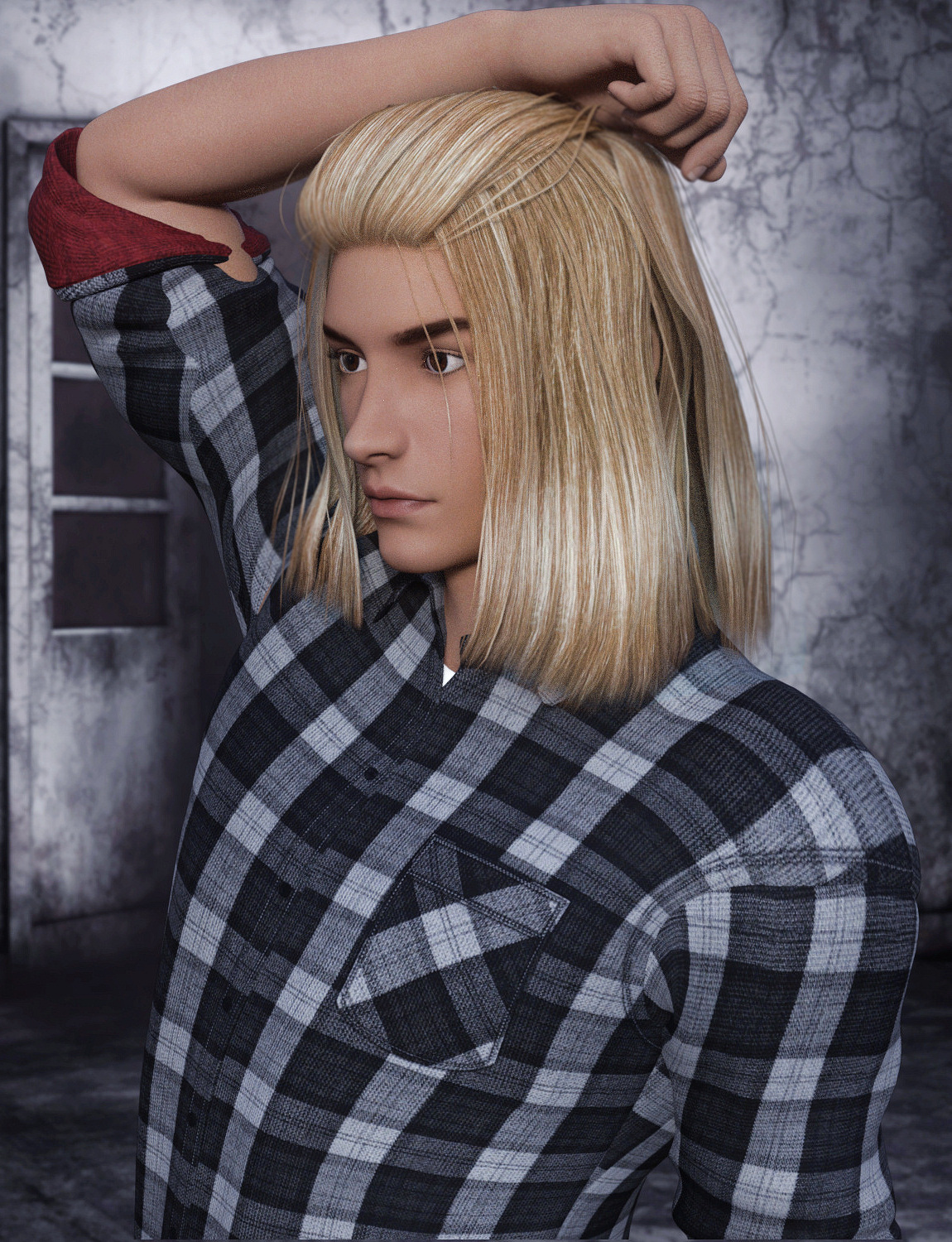 Satyrn Hair for Genesis 3 Male(s) by: Propschick, 3D Models by Daz 3D