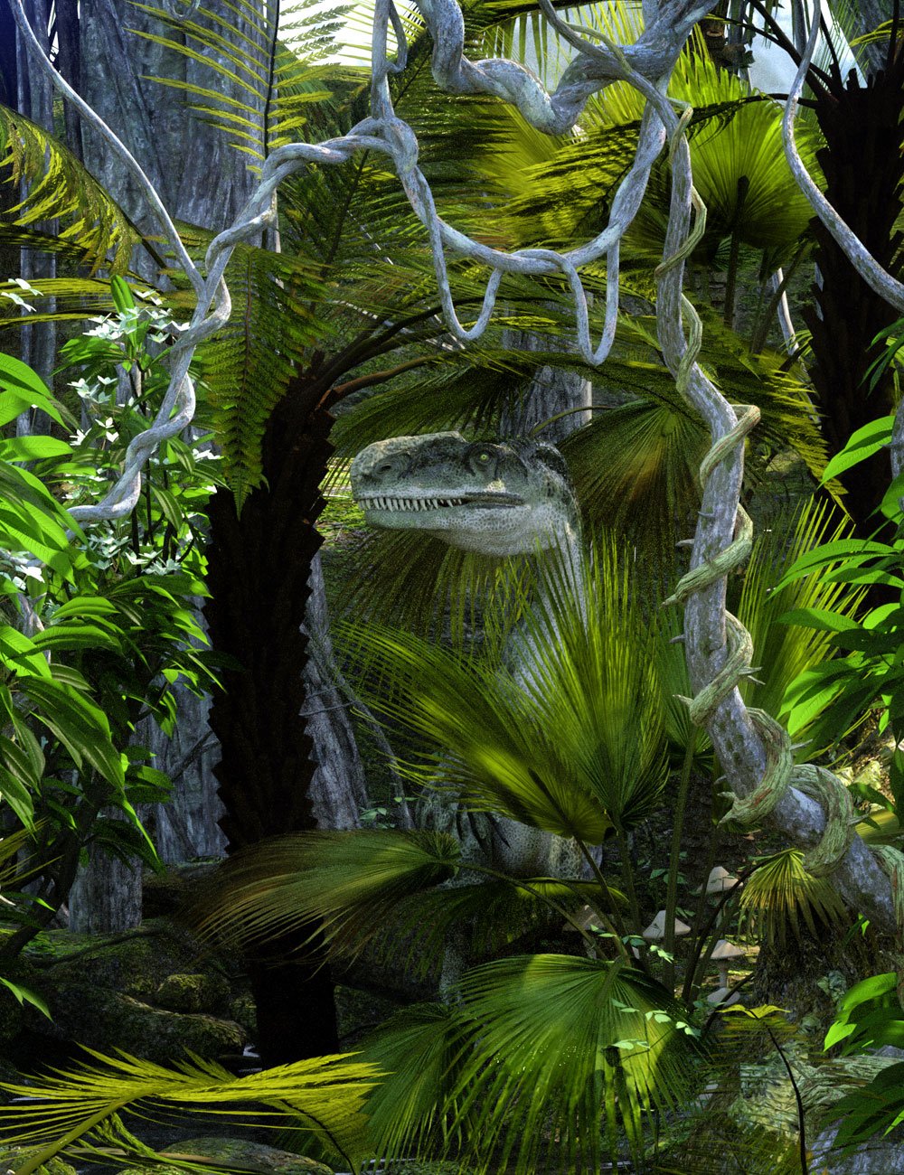 Tropical Plants for Daz Studio Vol 2 by: MartinJFrost, 3D Models by Daz 3D