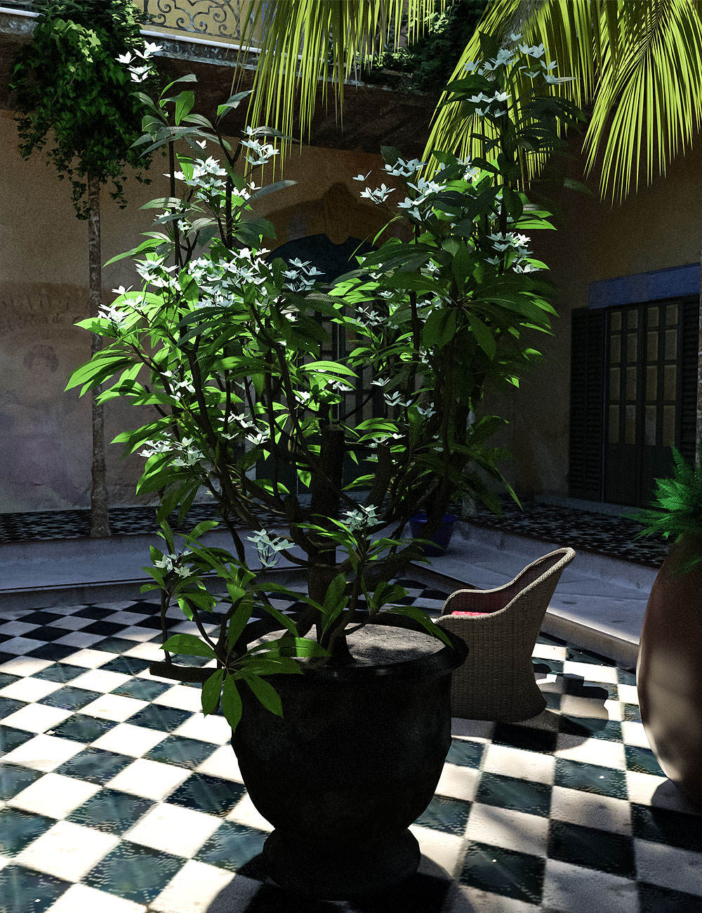 Tropical Plants for Daz Studio Vol 2 by: MartinJFrost, 3D Models by Daz 3D
