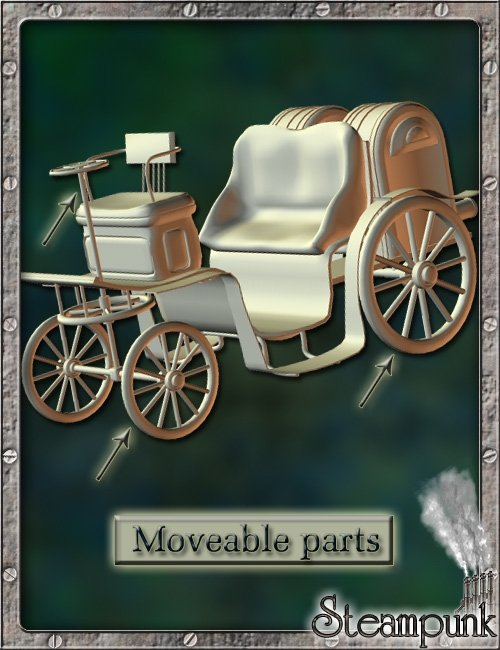 Steam Carriage Steam Carriage by: , 3D Models by Daz 3D