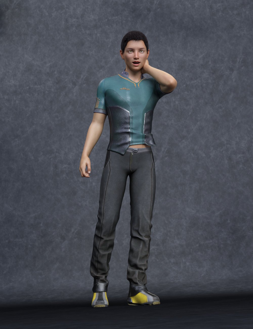 20.50 Cyberpunk Everyday Clothes for Genesis 3 Male(s) | Daz 3D