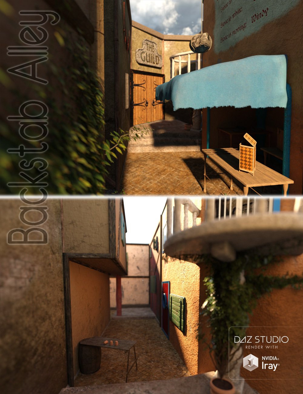 Backstab Alley by: Code 66, 3D Models by Daz 3D