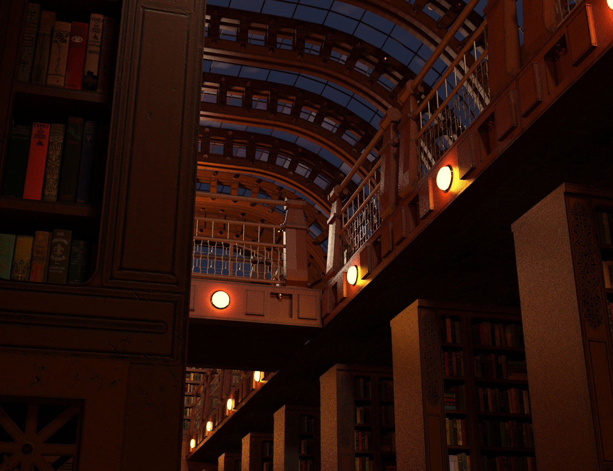 The Great Library by: Oskarsson, 3D Models by Daz 3D