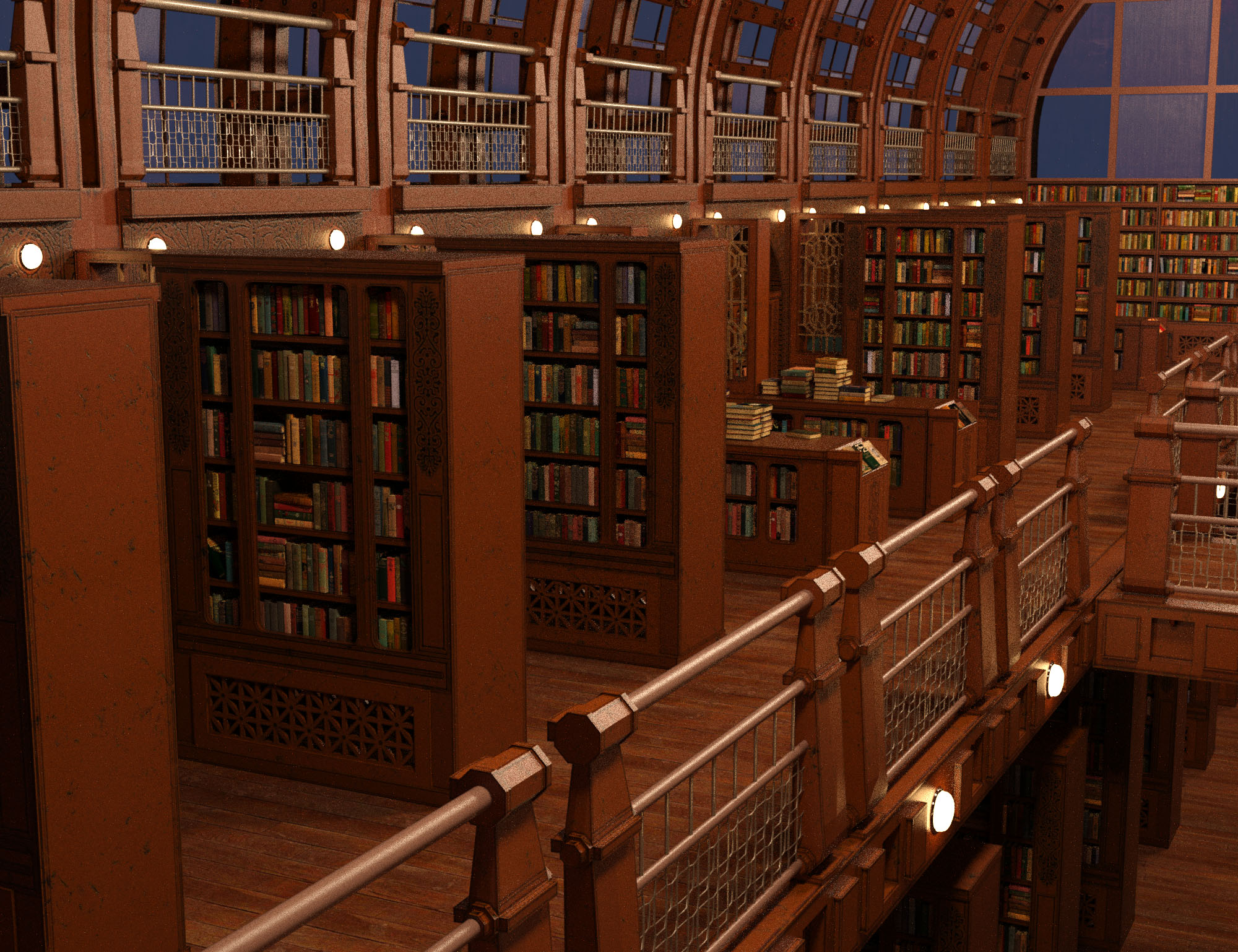 The Great Library The Great Library by: Oskarsson, 3D Models by Daz 3D