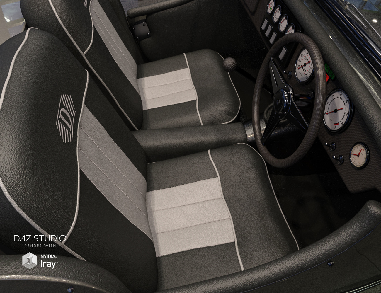 Sports Car Morris Showcar Iray Sports Car Morris Showcar Iray by: Dumor3D, 3D Models by Daz 3D