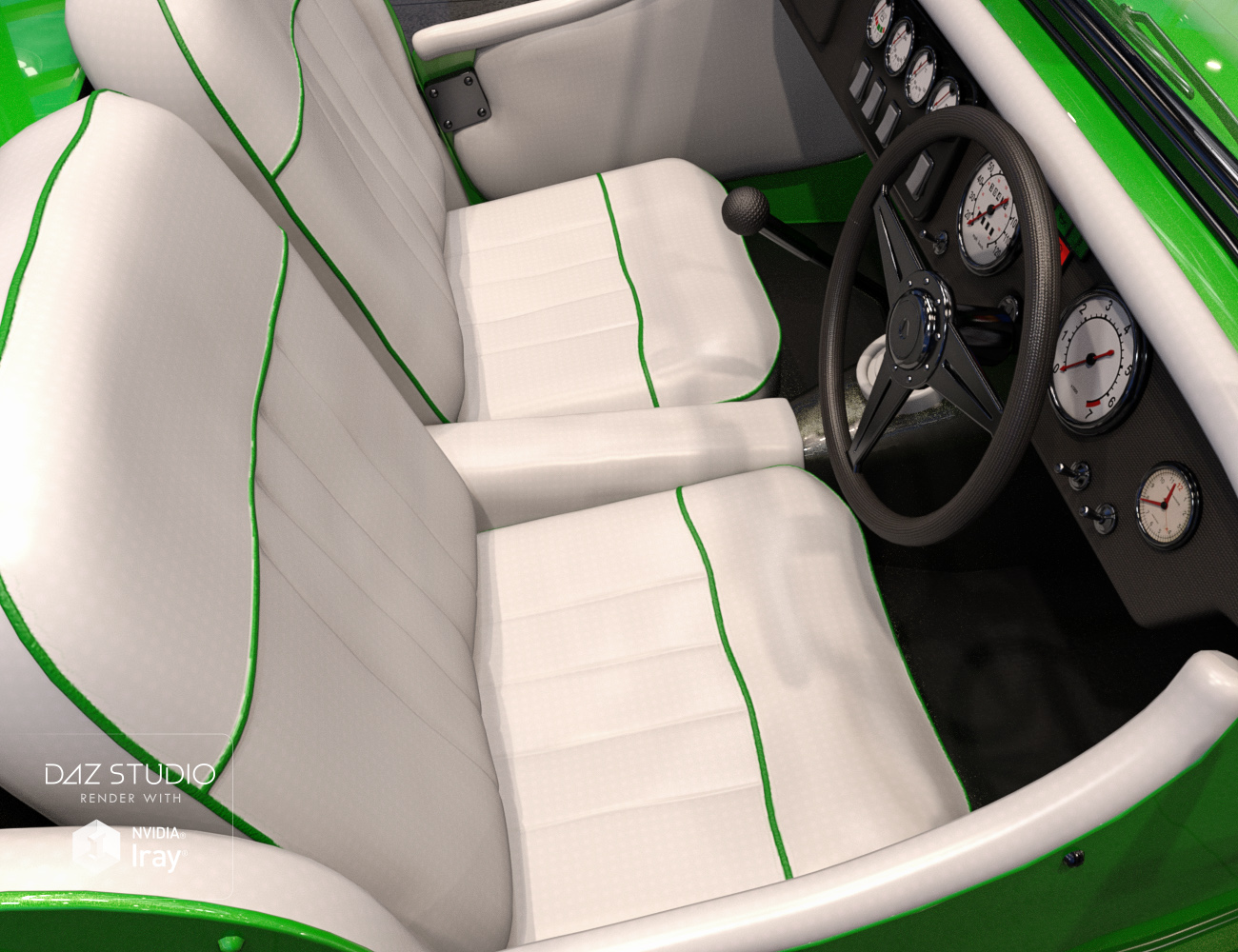 Sports Car Morris Showcar Iray by: Dumor3D, 3D Models by Daz 3D