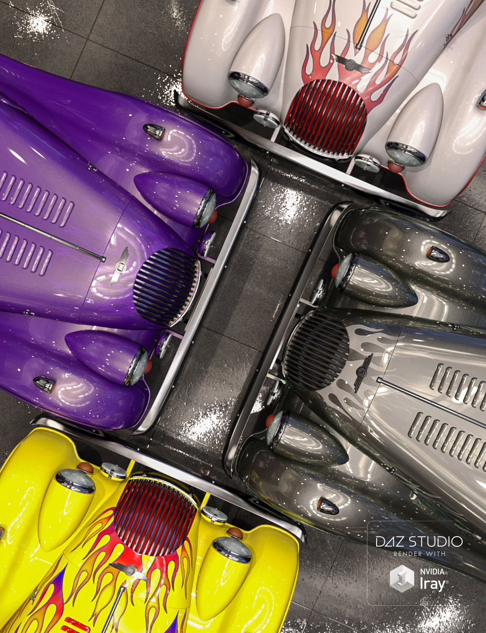 Sports Car Morris Showcar Iray by: Dumor3D, 3D Models by Daz 3D