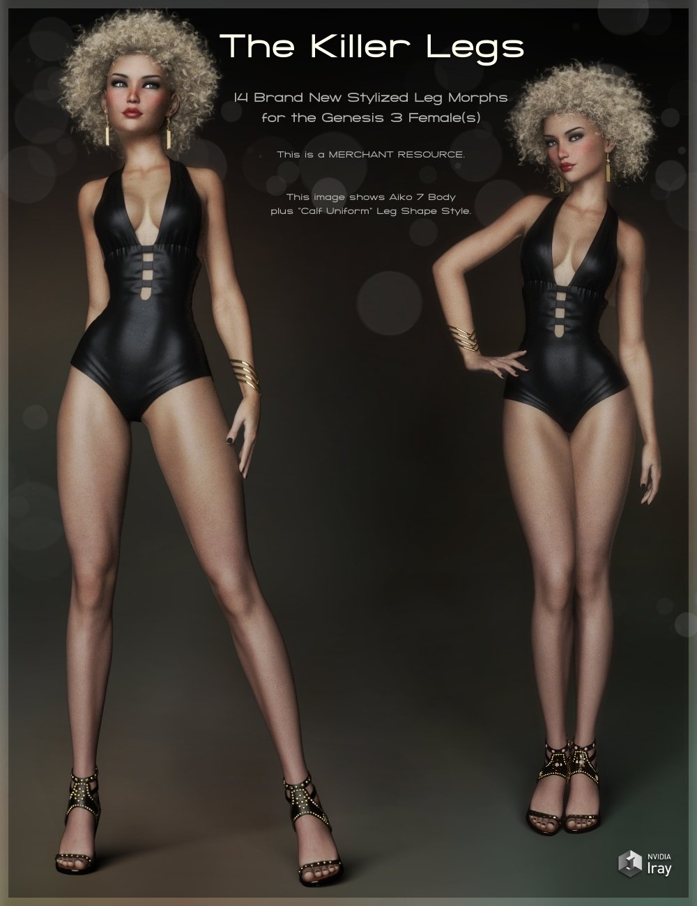 Killer Legs Morphs for Genesis 3 Female(s) by: , 3D Models by Daz 3D