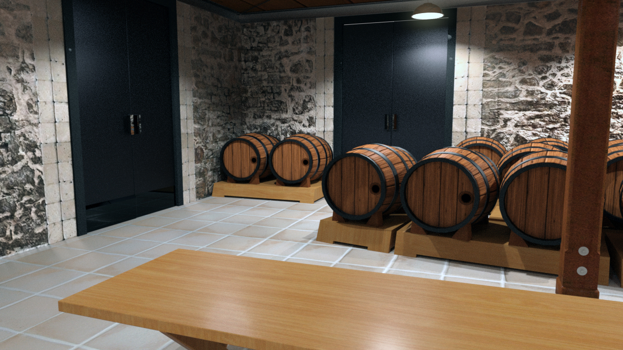 Wine Hall by: Tesla3dCorp, 3D Models by Daz 3D