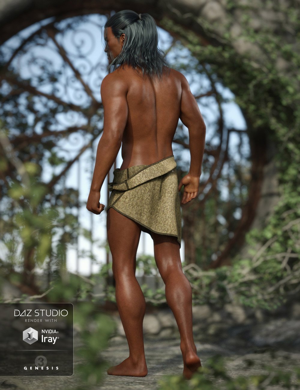 FWSA Kheiron HD for Genesis 3 Male by: Fred Winkler ArtSabby, 3D Models by Daz 3D