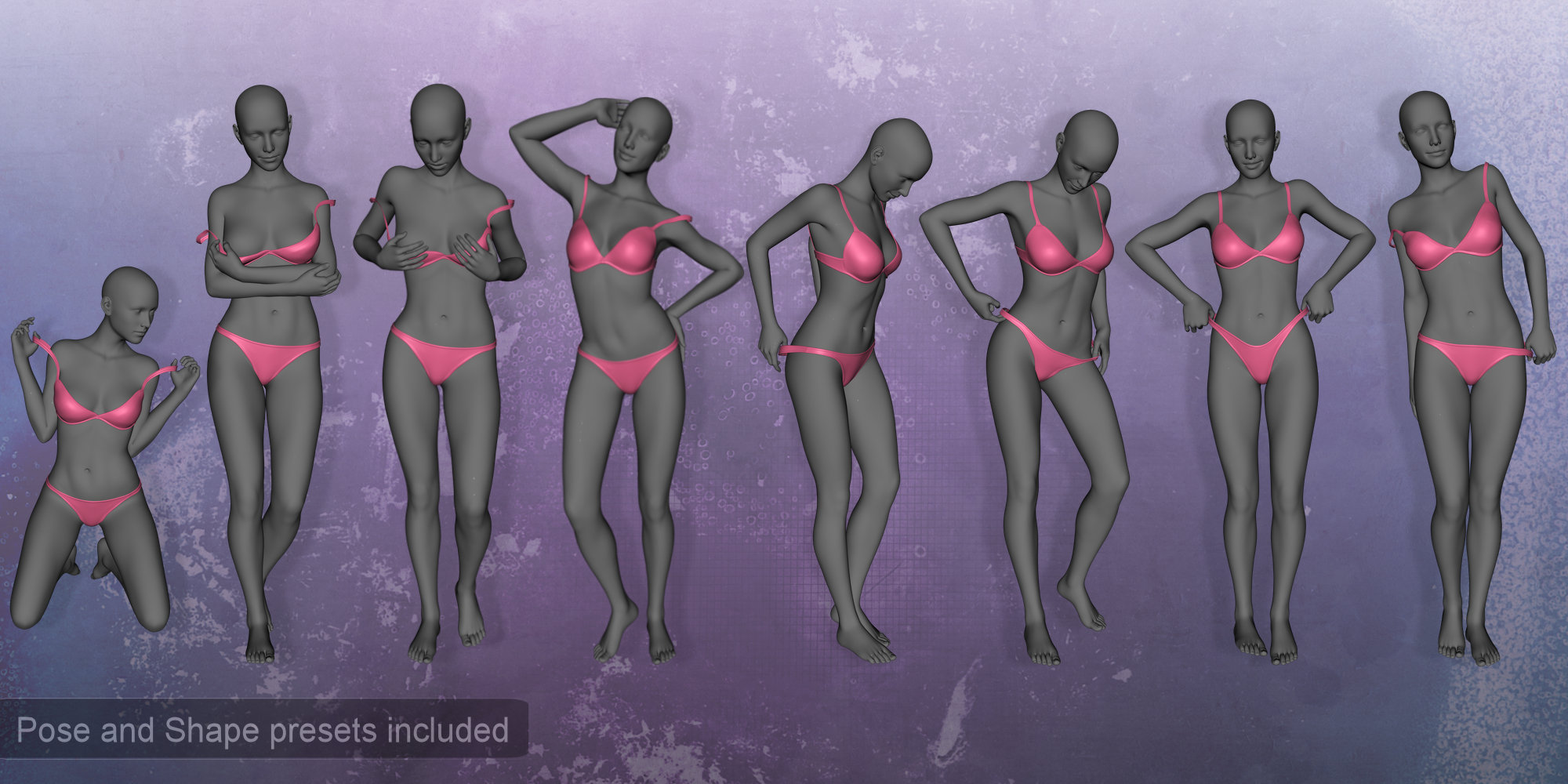 RealFit Hipster Bikini by: the3dwizard, 3D Models by Daz 3D