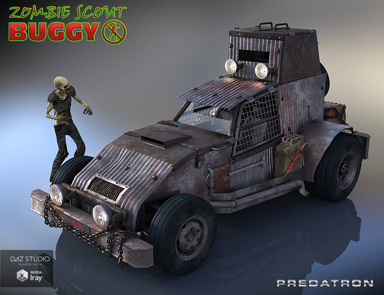Zombie Scout Buggy by: Predatron, 3D Models by Daz 3D