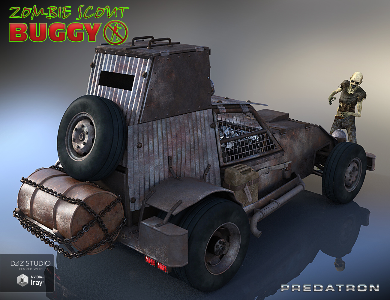 Zombie Scout Buggy by: Predatron, 3D Models by Daz 3D