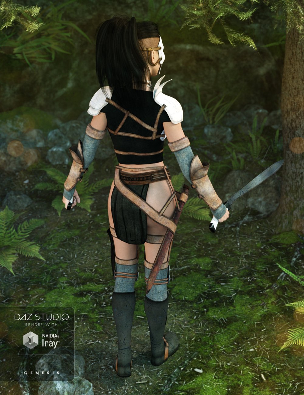 Rogue Ranger Outfit for Genesis 3 Female(s) by: DirtyFairyPoisenedLilySubSpeciesCreations, 3D Models by Daz 3D