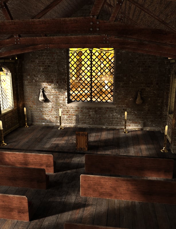 Old Chapel Old Chapel by: Serum, 3D Models by Daz 3D