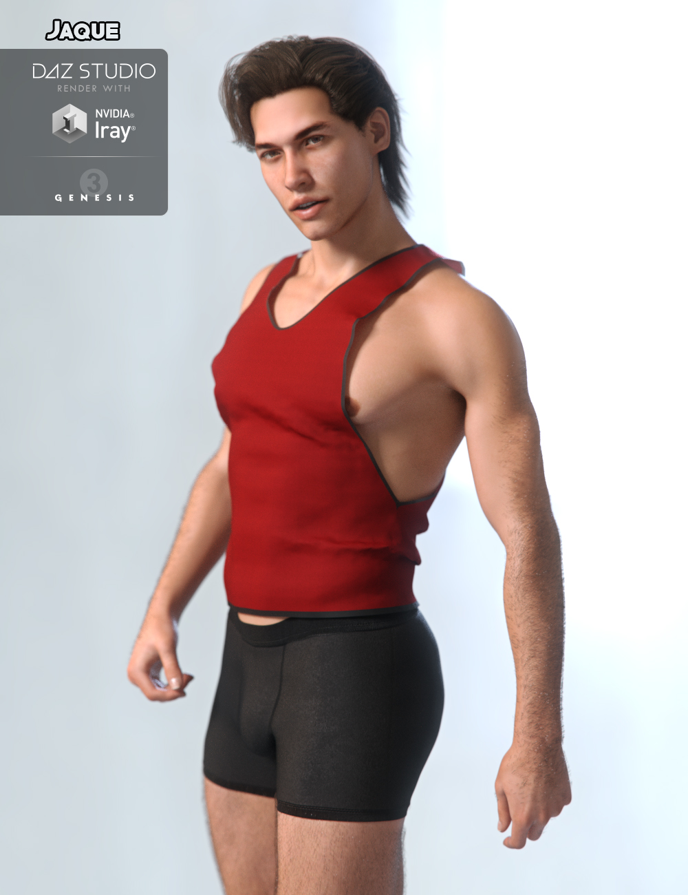 Jaque For Genesis 3 Male(s) by: JavierMicheal, 3D Models by Daz 3D