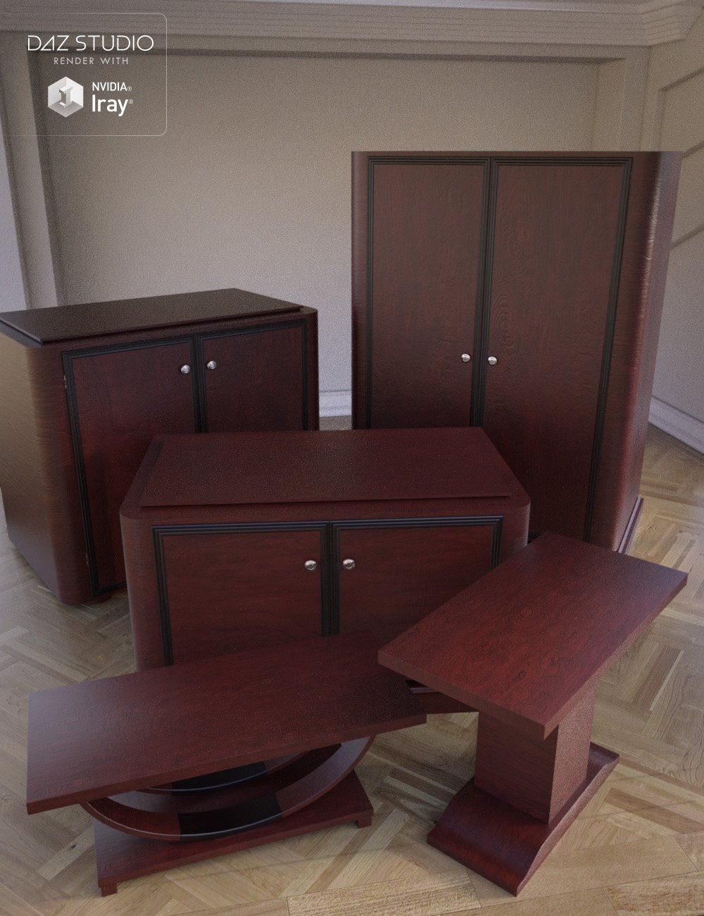 Furniture Prop Set by: , 3D Models by Daz 3D