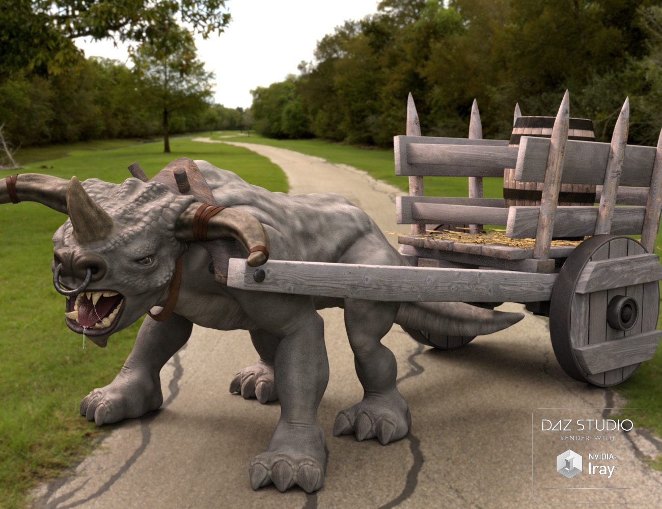 Dimurak Toon Bull Monster by: Wicked Creations, 3D Models by Daz 3D
