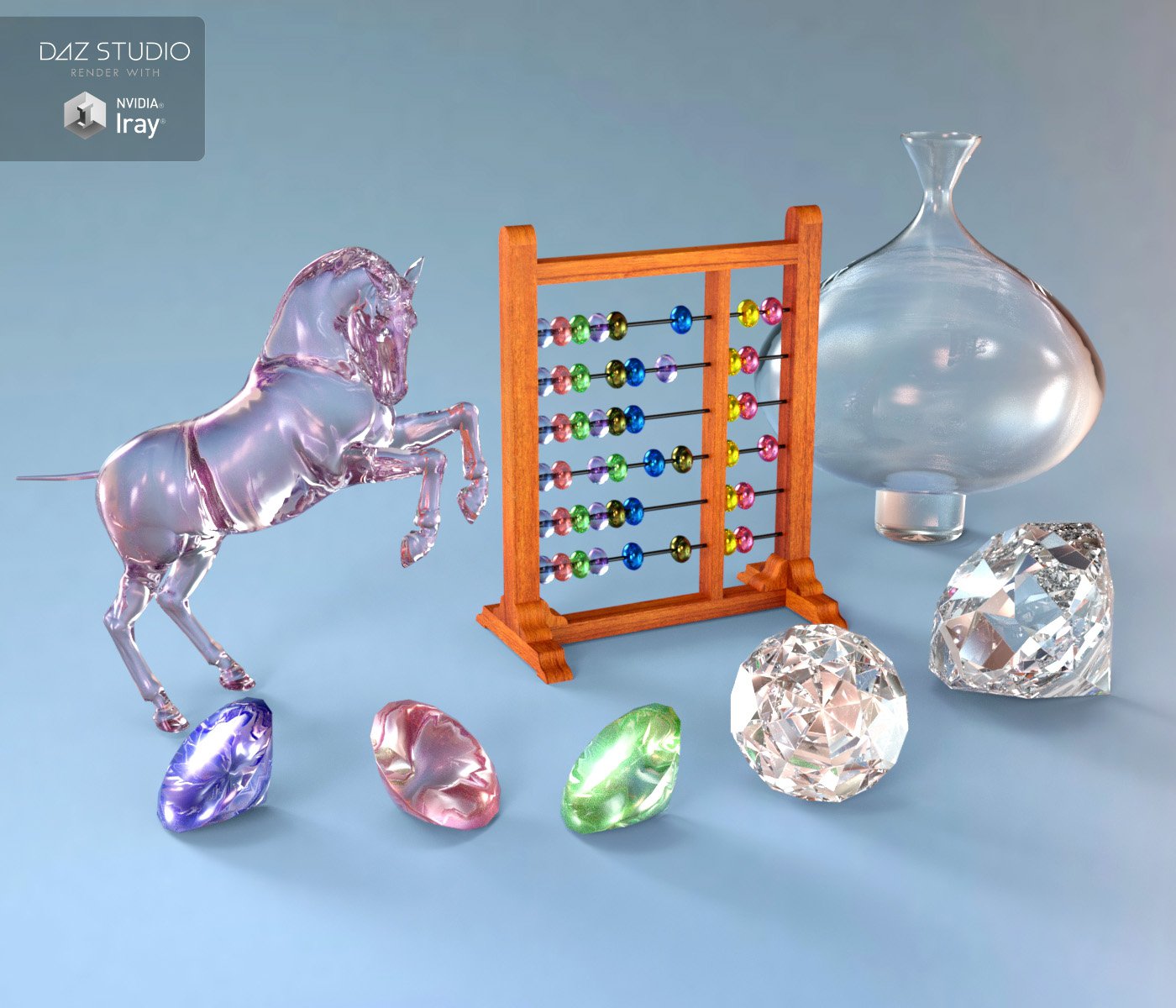 Iray Glass Workshop Iray Glass Workshop by: SF-Design, 3D Models by Daz 3D