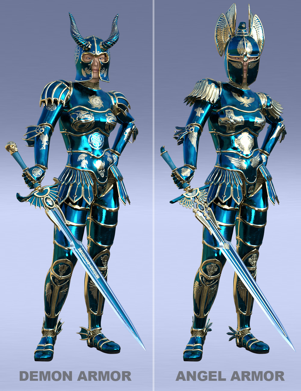 Demon Armor for Genesis 3 Female(s) by: midnight_stories, 3D Models by Daz 3D