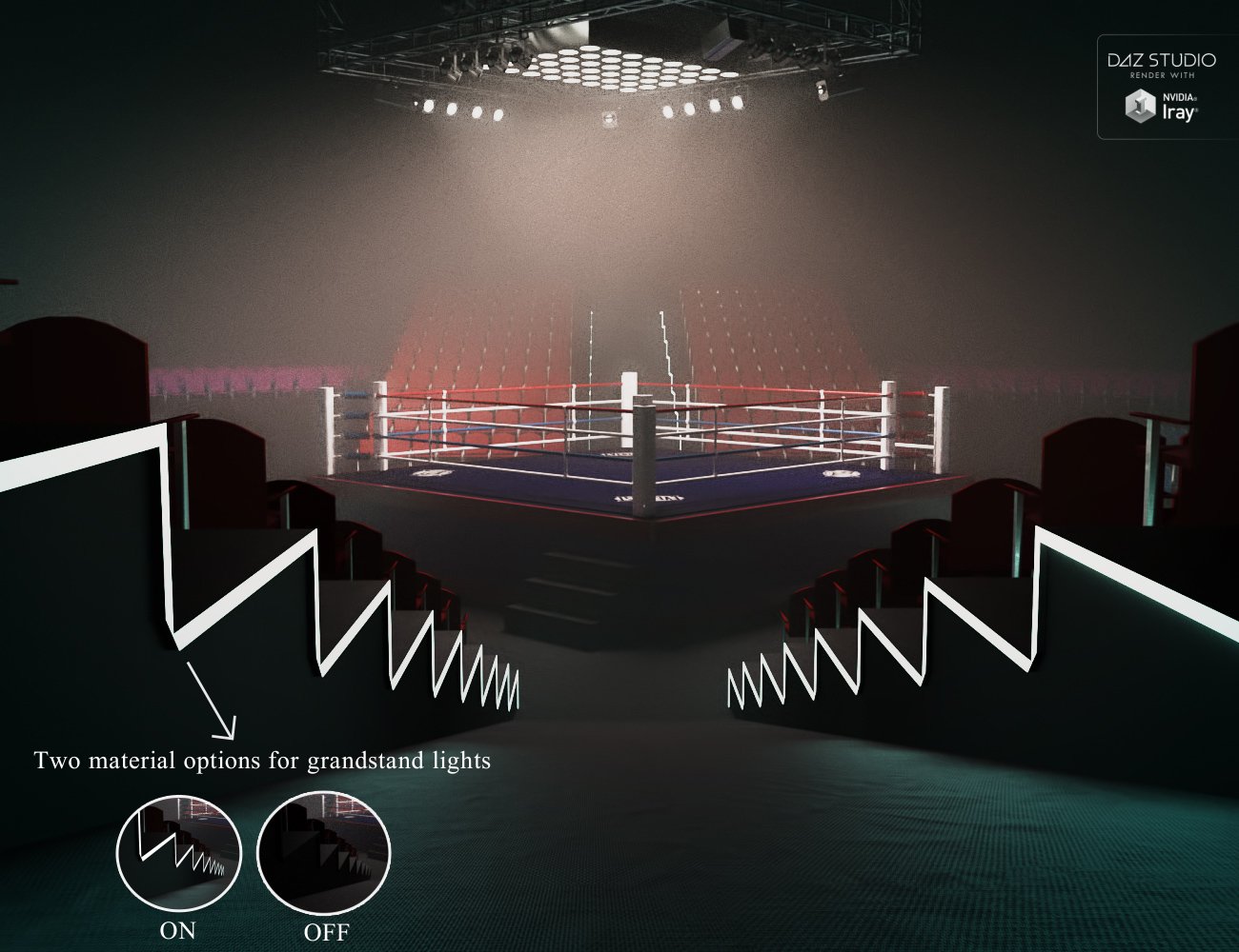 Boxing Arena | Daz 3D