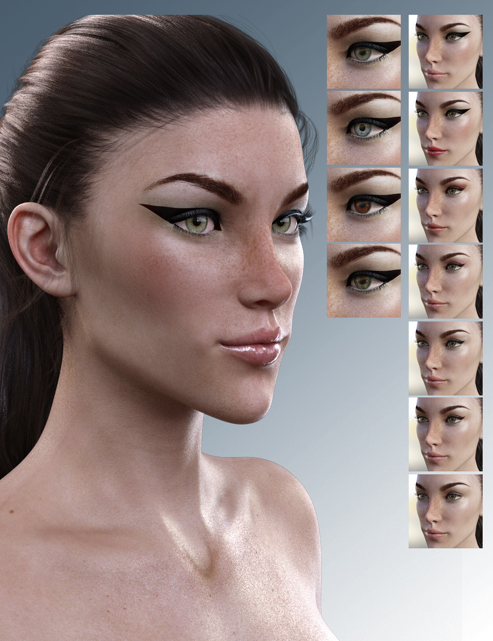 X-Leonore for Genesis 3 Female by: xtrart-3d, 3D Models by Daz 3D