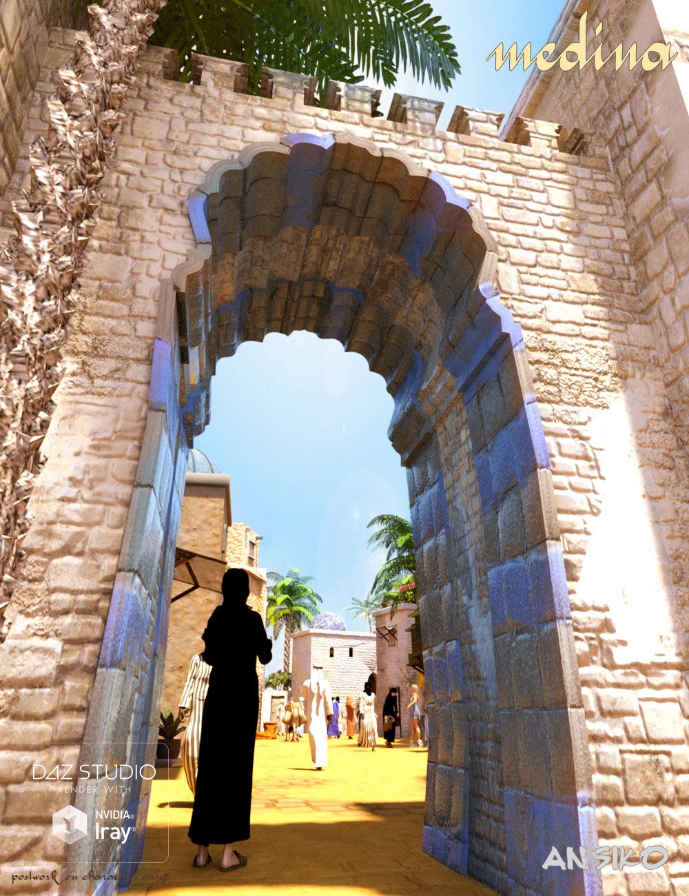 Medina Medina by: Ansiko, 3D Models by Daz 3D