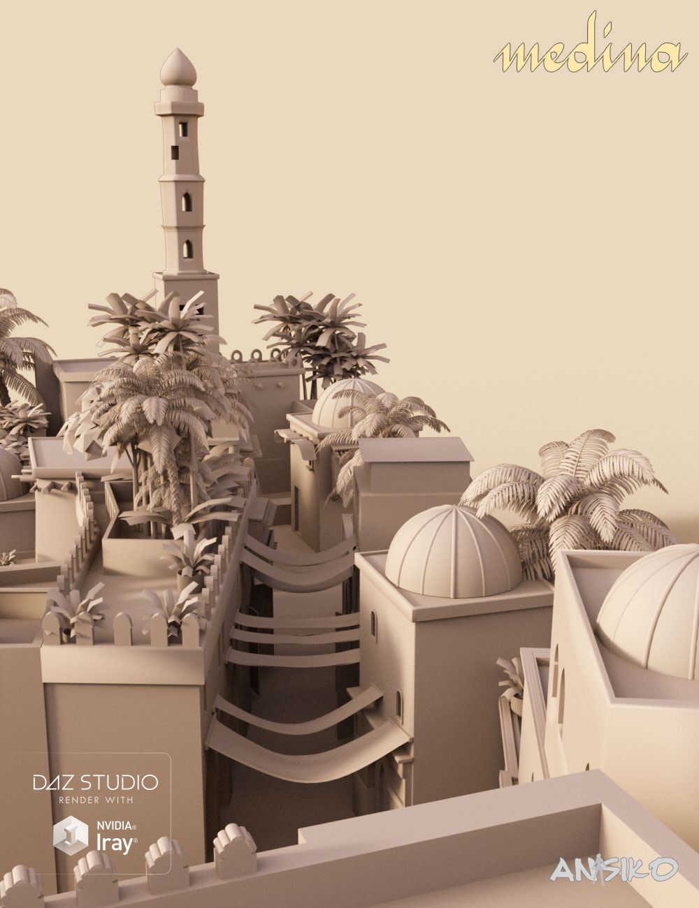 Medina by: Ansiko, 3D Models by Daz 3D