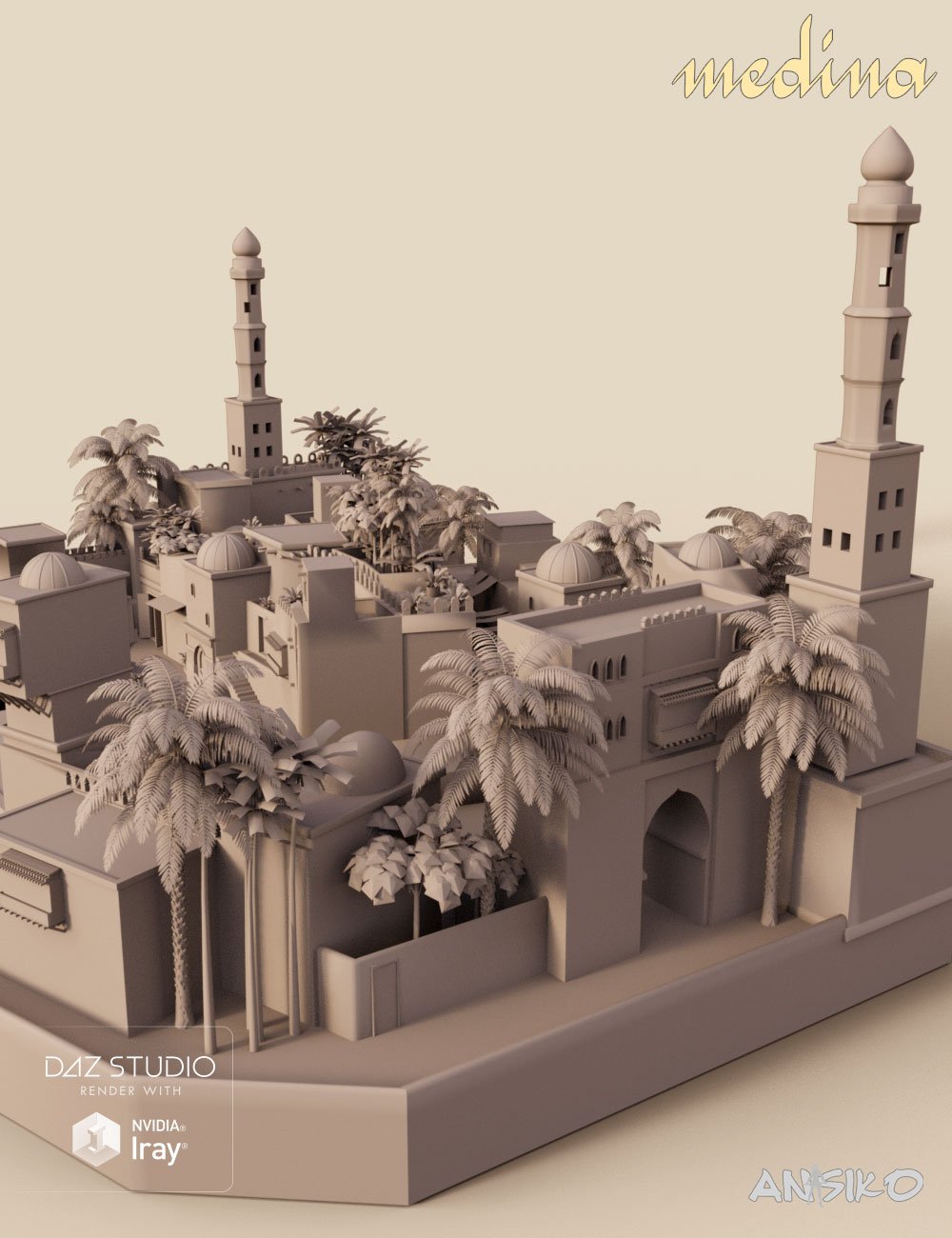 Medina by: Ansiko, 3D Models by Daz 3D