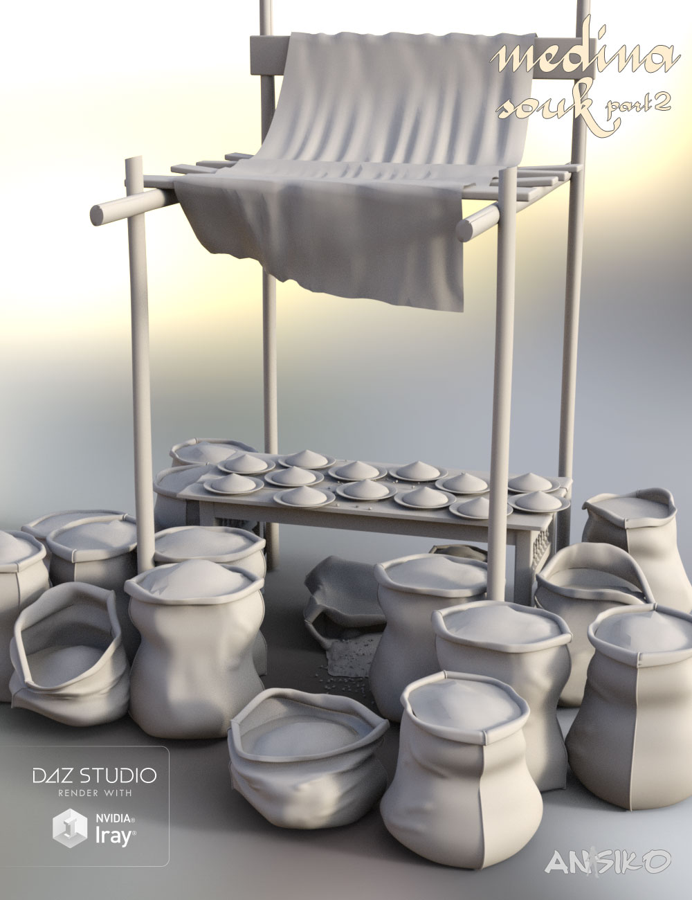 Medina Souk 1 by: Ansiko, 3D Models by Daz 3D