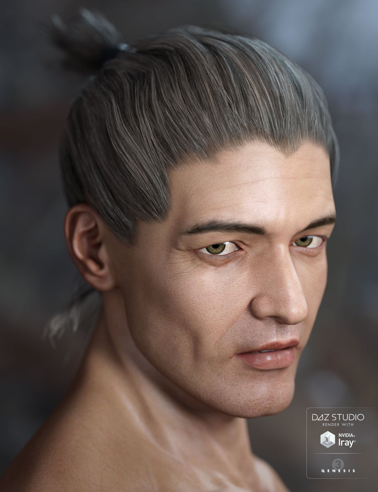 Idris Hair for Genesis 3 Male(s) & Female(s) by: AprilYSH, 3D Models by Daz 3D