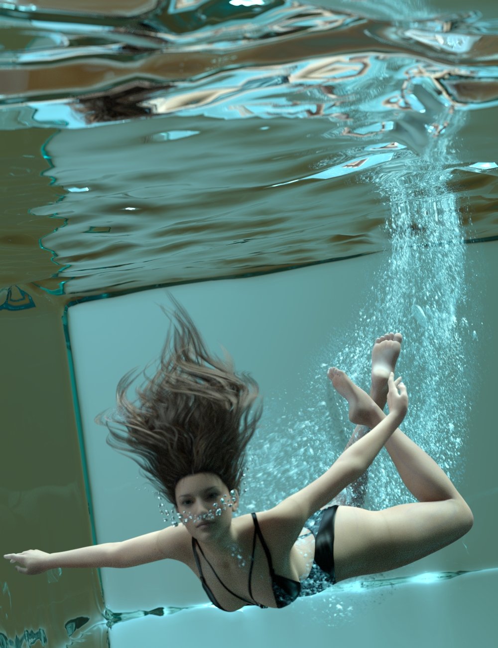 Rigged Water Iray 2 by: Sickleyield, 3D Models by Daz 3D