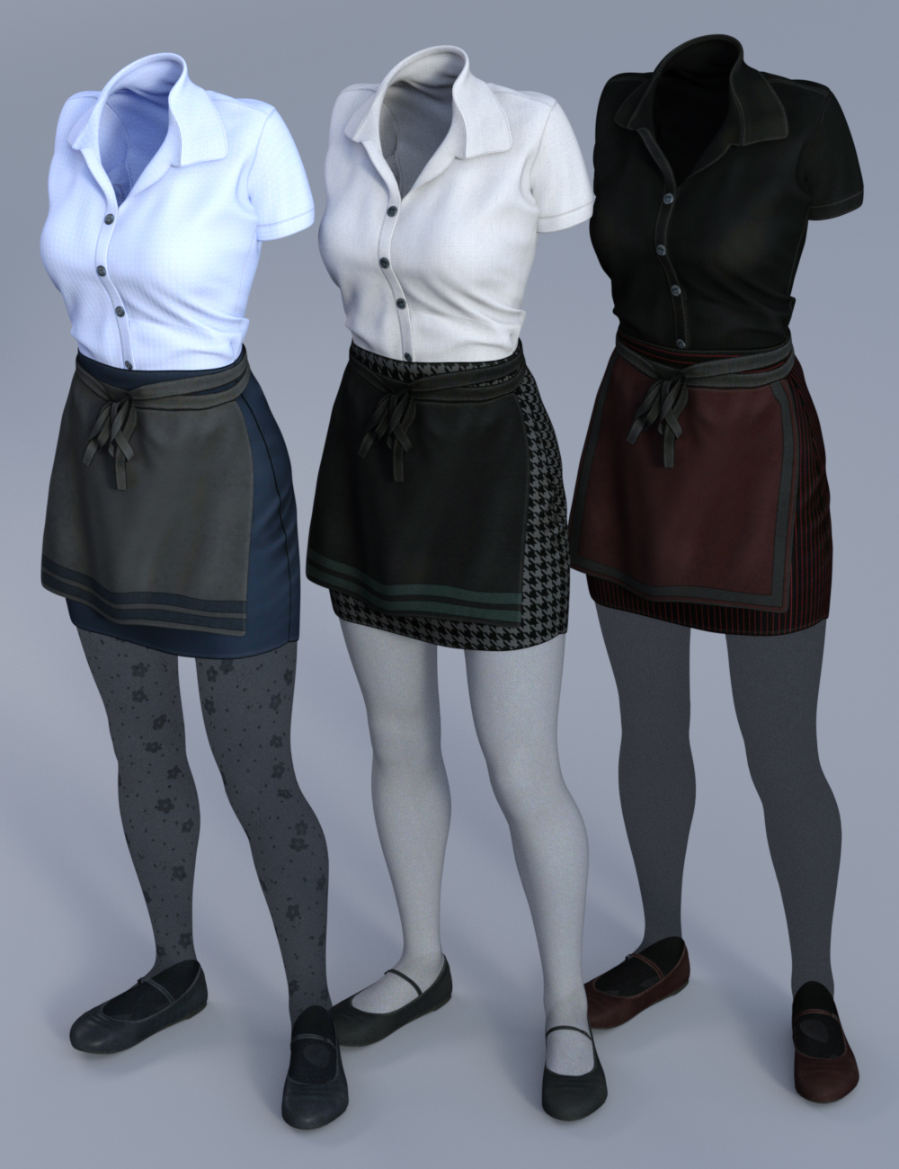 Restaurant Waitress Uniform for Genesis 3 Female(s) Restaurant Waitress Uniform for Genesis 3 Female(s) by: NikisatezArien, 3D Models by Daz 3D