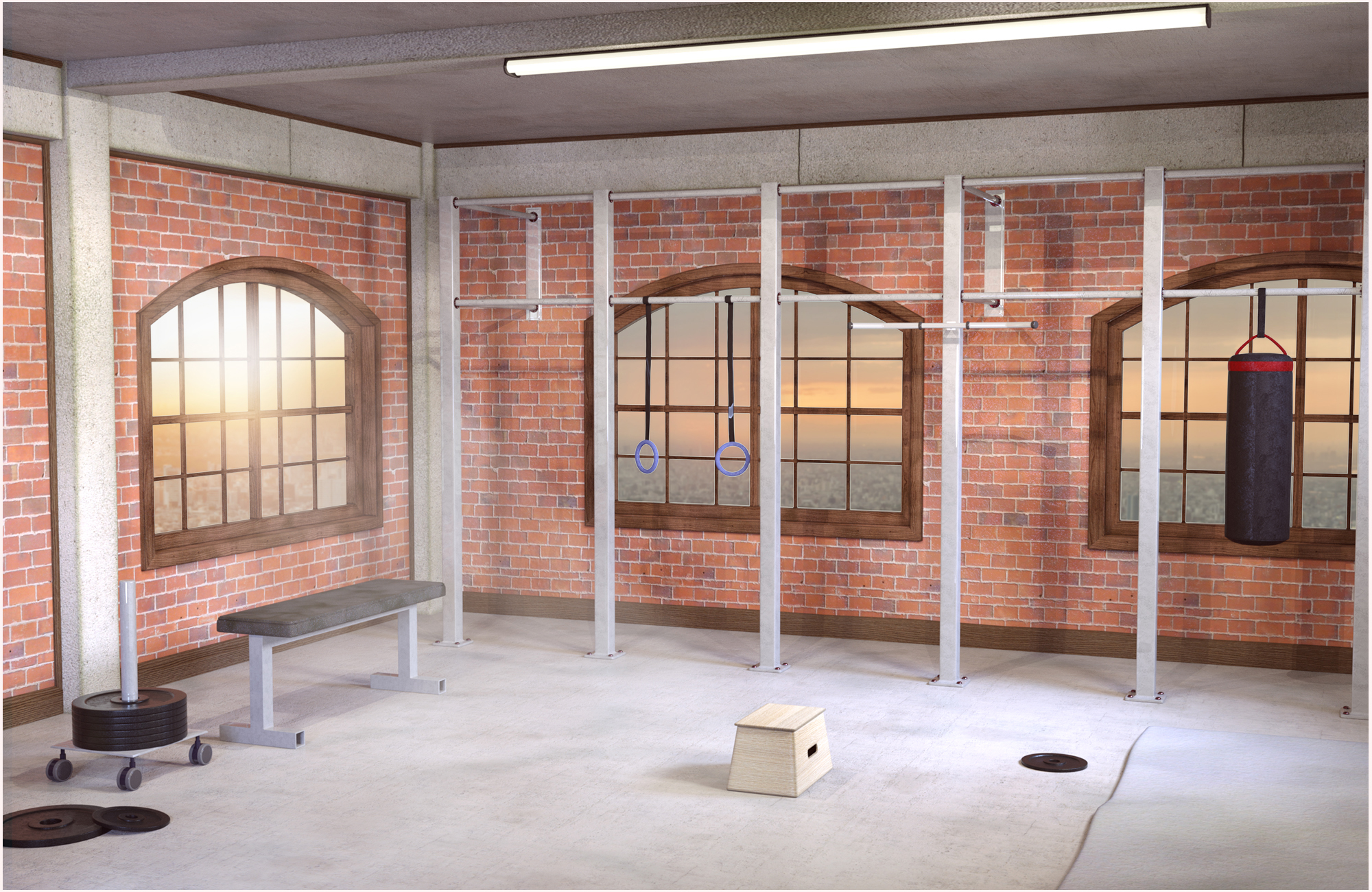Z Gym Studio and Poses Z Gym Studio and Poses by: Zeddicuss, 3D Models by Daz 3D