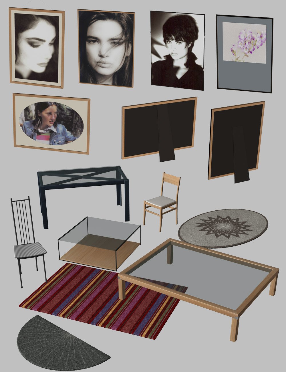 Home One Living-Room by: maclean, 3D Models by Daz 3D