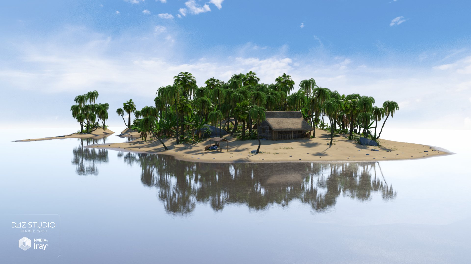 Secluded Island by: Andrey Pestryakov, 3D Models by Daz 3D