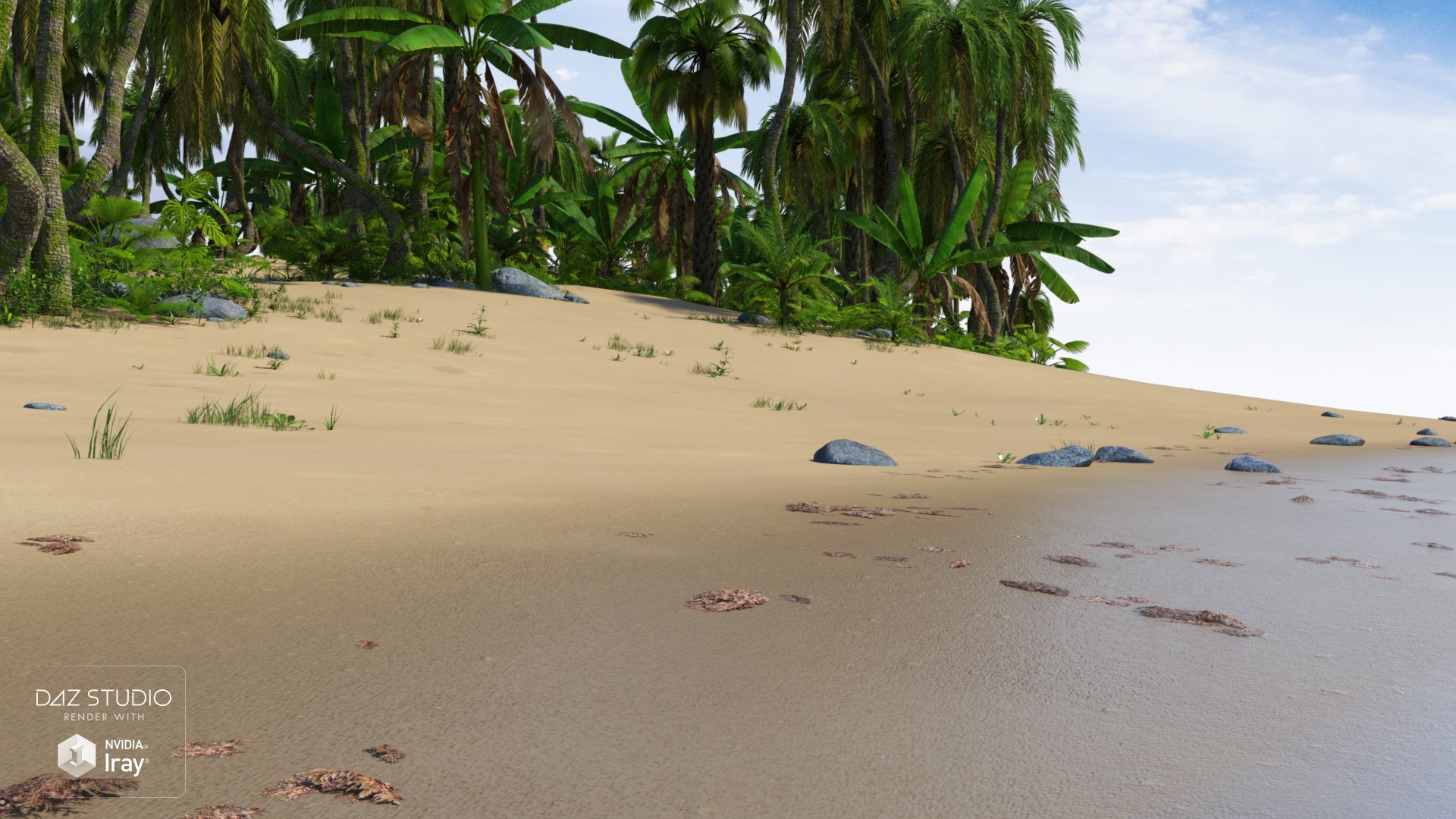 Secluded Island by: Andrey Pestryakov, 3D Models by Daz 3D