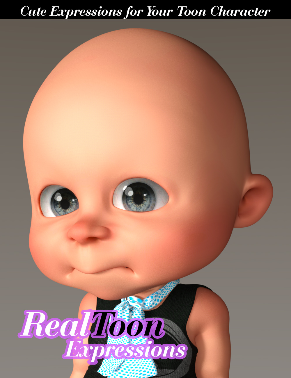 RealToon Expressions for Toon Generations 2 by: QT168, 3D Models by Daz 3D