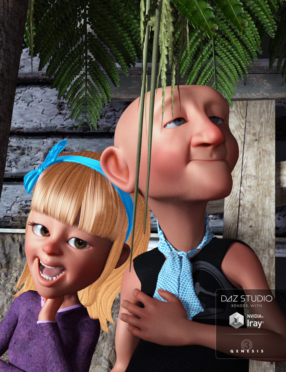 RealToon Expressions for Toon Generations 2 by: QT168, 3D Models by Daz 3D