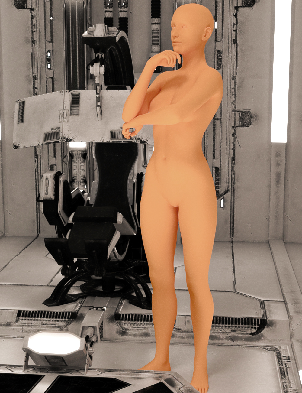 SS Marcoor Control Room Poses by: Three Wishes, 3D Models by Daz 3D
