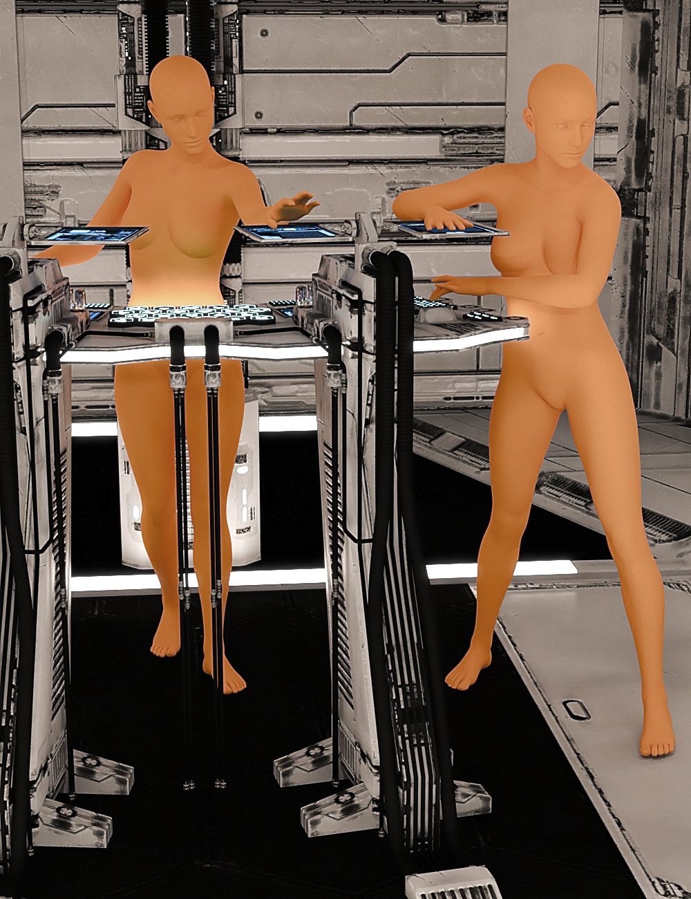 SS Marcoor Control Room Poses SS Marcoor Control Room Poses by: Three Wishes, 3D Models by Daz 3D