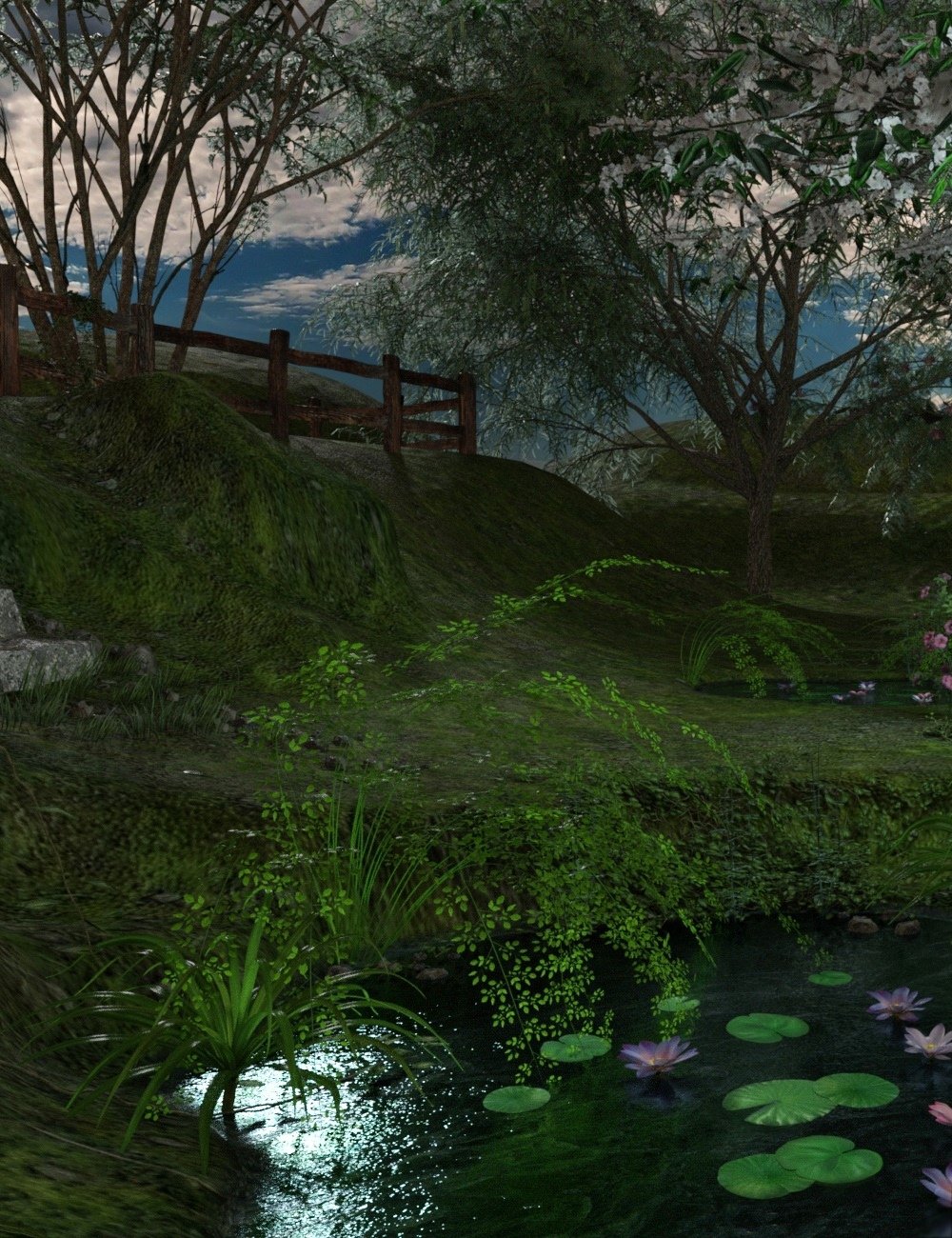 The Secret Valley (Iray Worlds) by: Magix 101, 3D Models by Daz 3D